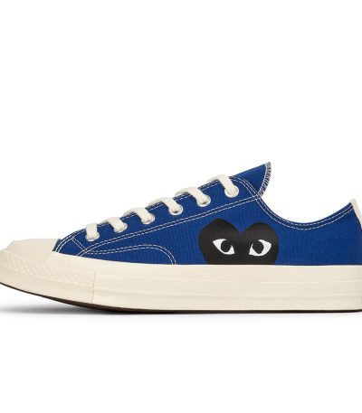 comme des garcons play x converse chuck taylor all star 70 low blue  171848c